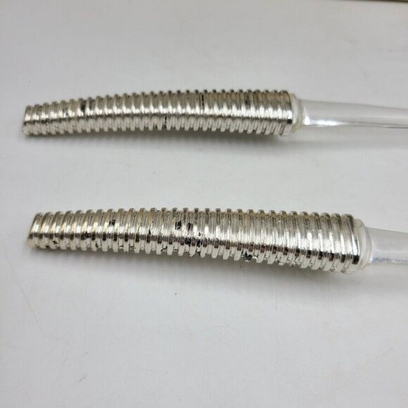 Vintage Mid Century Thermo-Temp 3 Piece Salad Set 12" Bowl Utensils Fiberglass - Picture 7 of 10